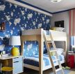 2023欧式儿童卧室花纹壁纸贴图