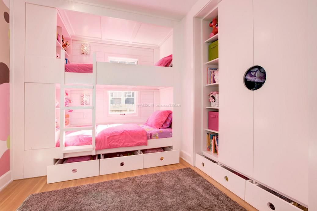 2023欧式粉色小卧室吊顶效果图