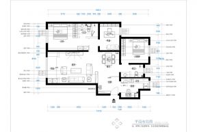 三室兩廳兩衛(wèi)戶型圖裝修效果圖片2023