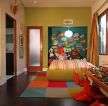 2023红色欢乐的儿童卧室设计图片