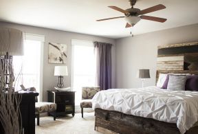 2023古典风格室内紫色窗帘家装设计