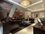 2023現(xiàn)代兩室兩廳客廳鏡面背景墻造型設(shè)計效果圖
