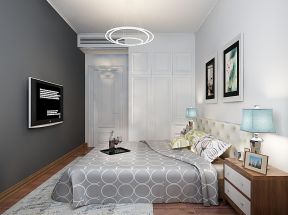 2023现代卧室白色衣柜设计效果图片赏析