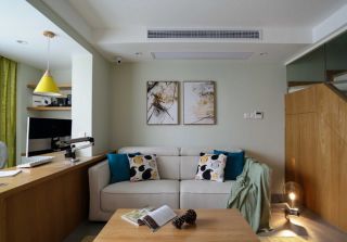 2023日式装修小户型客厅沙发图片