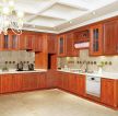 2023中式厨房实木橱柜装饰效果图