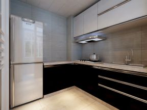 2023现代厨房灰色瓷砖贴图装修图