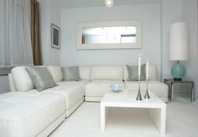 2023起居室设计白色沙发效果图
