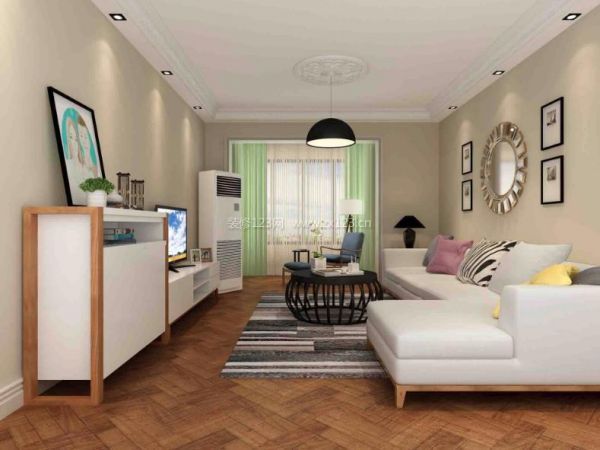 巴黎都市两居室客厅设计方案