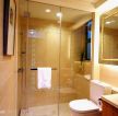 2023家装室内设计小户型浴室玻璃门效果图