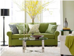 2023客厅家居绿双人沙发设计图片