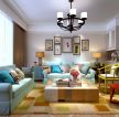 2023家庭装修地中海风格室内沙发摆放效果图