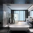 2023现代风格别墅卫生间浴室装修面盆图片