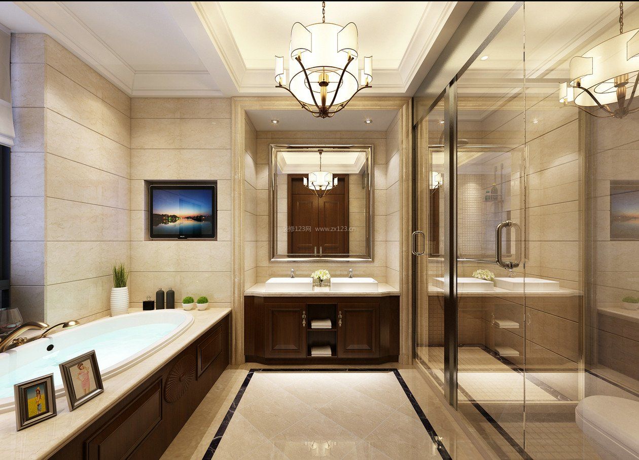 2023浴室玻璃推门设计效果图片