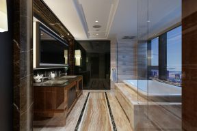 2023现代奢华玻璃浴室效果图片一览