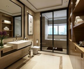 2023现代家装卫生间玻璃浴室效果图片