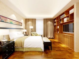 2023港式风格装修客厅卧室设计效果图