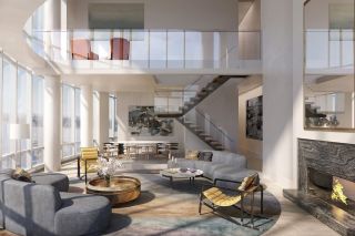 2023复式楼一楼大客厅沙发家具设计平面图