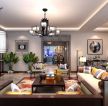 2023典雅中式家居客厅沙发摆放装修效果图片