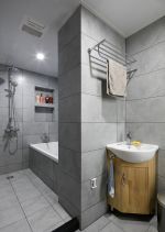 2023简易现代风格浴室卫浴浴缸装修效果图