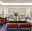 2023新中式客厅地毯装修搭配效果图片