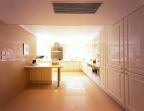 2023白色欧式大厨房室内家装装修图片
