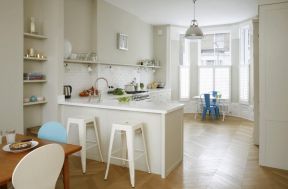 2023白色欧式家居大厨房装修图片