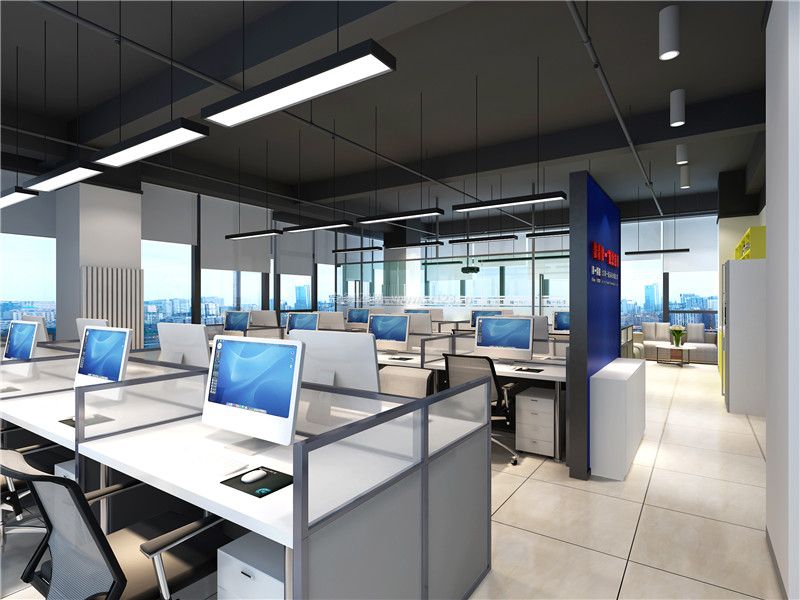 2020现代办公室装修 2020办公室办公区装修效果图