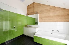 80平米的房子卫生间瓷砖颜色贴图设计