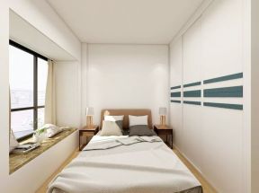 2023二房一厅样版房卧室简装图片