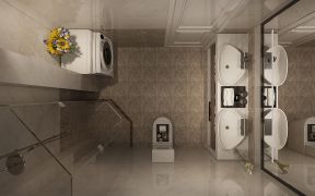 2020时尚现代单身公寓设计 2020卫生间淋浴房装修图