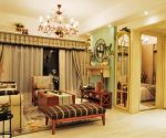 地中海式风格客厅家具摆放装饰图片