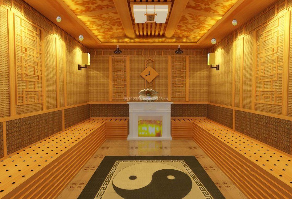 電氣石汗蒸房地磚設(shè)計(jì)