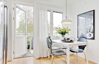 北欧风格家具白色整体图片