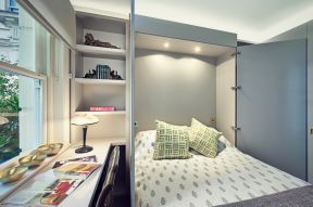 小卧室壁柜床设计效果图片
