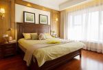 20平米古典风格卧室床的布置图片