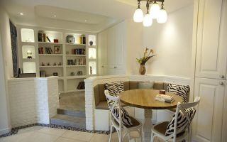 2023地中海房屋餐厅卡座沙发设计