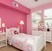 粉红色卧室墙面装修图