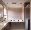 100平方二室二厅浴室装潢设计