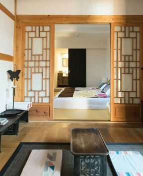 韩国家居卧室门设计图片赏析
