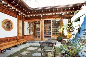 韩国家居庭院花园装饰设计图片