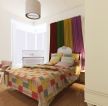 住宅房屋卧室床头颜色搭配设计效果图