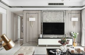 2023现代客厅电视机背景墙设计效果图欣赏