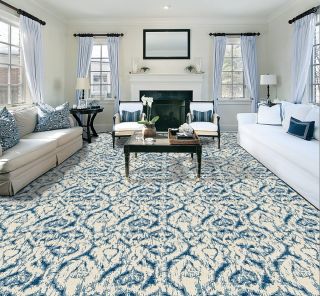 2023古典客厅地毯与沙发搭配图片