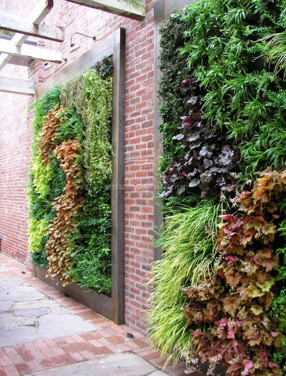 植物墙造型设计图赏析
