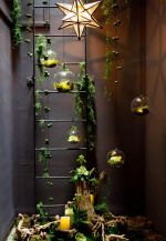 创意植物墙设计造型效果图
