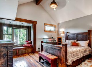 美式古典卧室竹木地板图片