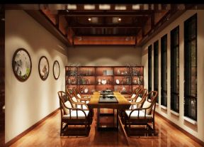 中式复古风格家庭茶室设计