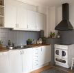白领公寓北欧厨房简单装饰设计