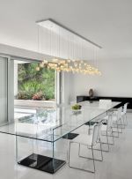 玻璃家具长餐桌图片欣赏