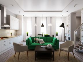 现代新房客厅装修效果图 客厅沙发颜色搭配